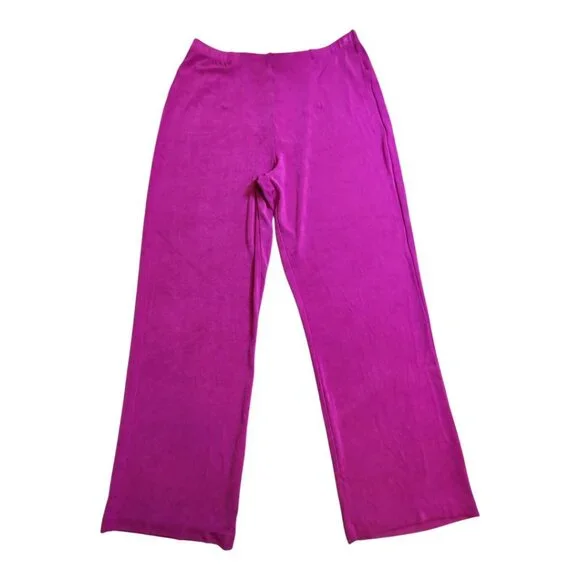 Chicos Travelers Pants No Tummy Petite Fuschia Chicos Size 1P US 8 Petite / MP - Picture 2 of 7